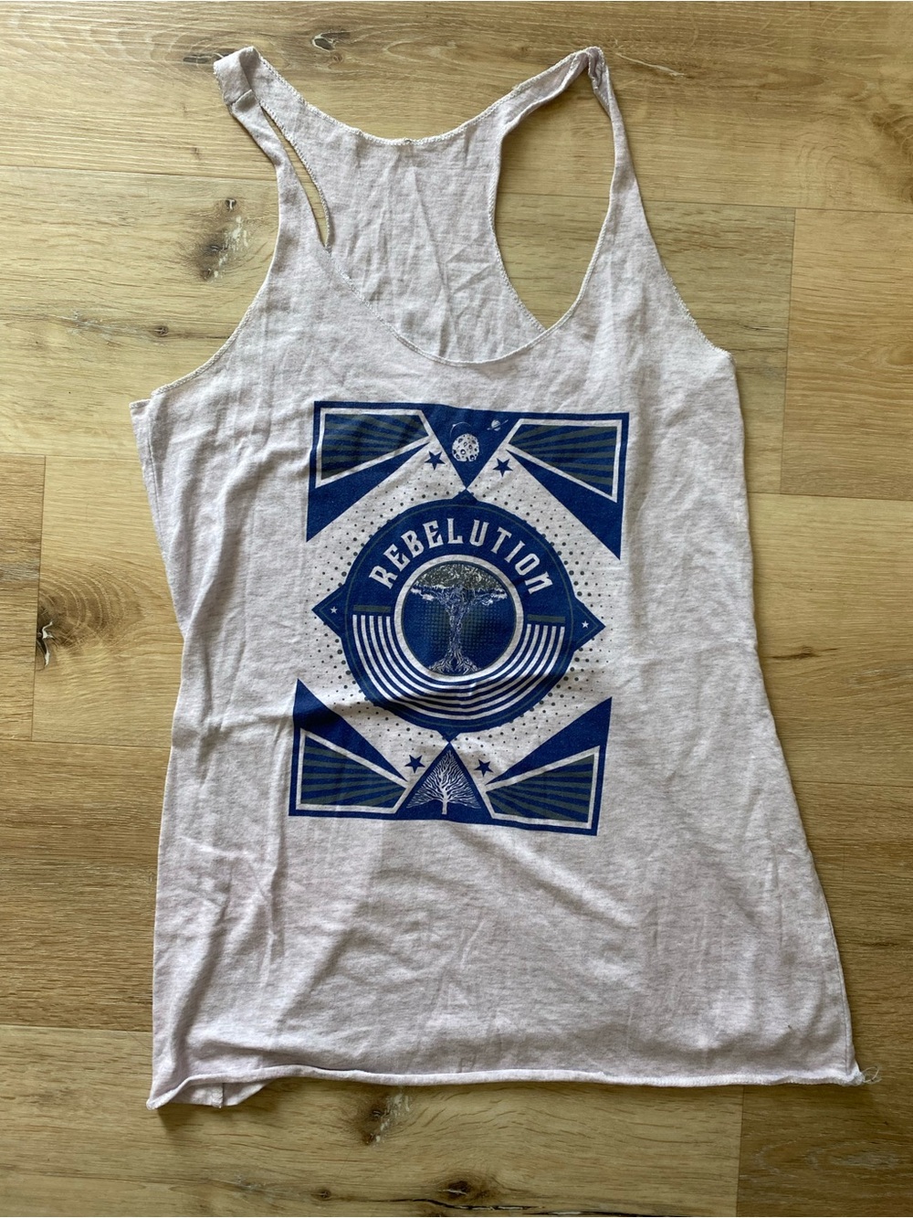 Women's Rebelution Reggae Band Tree Graphic Concert Tank Top - Ultra Lightweight